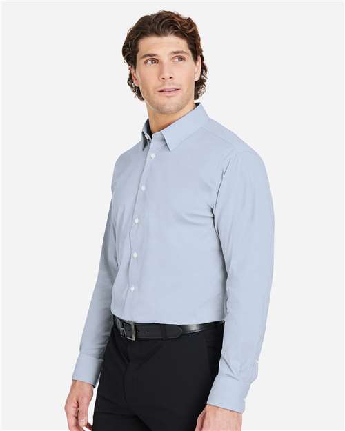 Devon & Jones Men's CrownLux Performance® Microstripe Dress Shirt DG537