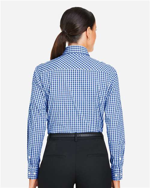 Devon & Jones Women's CrownLux Performance® Gingham Dress Shirt DG536W
