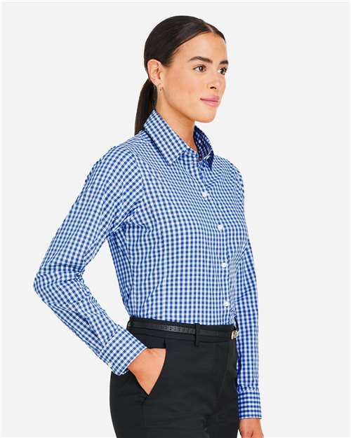 Devon & Jones Women's CrownLux Performance® Gingham Dress Shirt DG536W