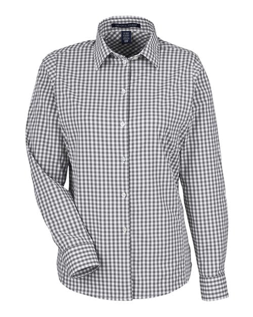 Devon & Jones Women's CrownLux Performance® Gingham Dress Shirt DG536W