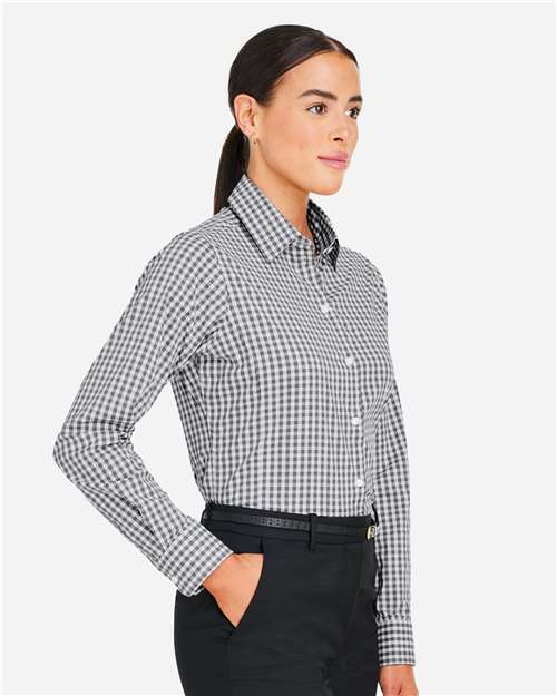 Devon & Jones Women's CrownLux Performance® Gingham Dress Shirt DG536W