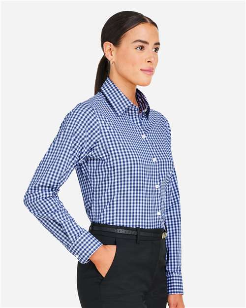 Devon & Jones Women's CrownLux Performance® Gingham Dress Shirt DG536W