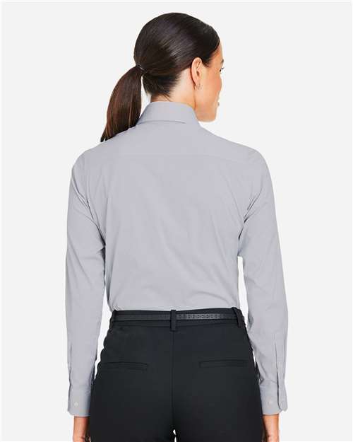 Devon & Jones Women's CrownLux Performance® Microstripe Dress Shirt DG537W