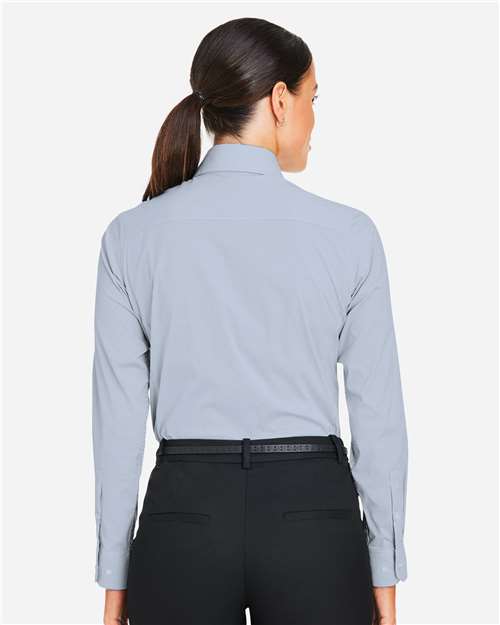 Devon & Jones Women's CrownLux Performance® Microstripe Dress Shirt DG537W