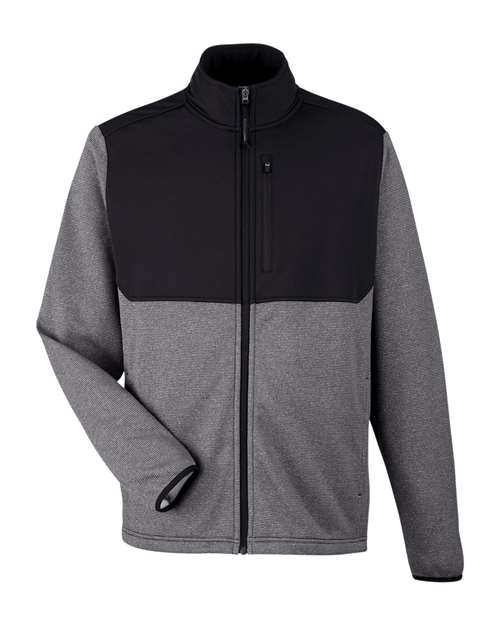 CORE365 Men's Venture Heathered Stripe Hybrid Jacket CE74