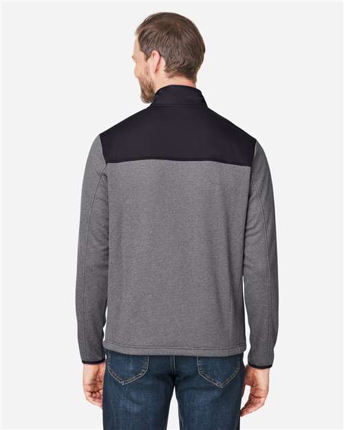 CORE365 Men's Venture Heathered Stripe Hybrid Jacket CE74