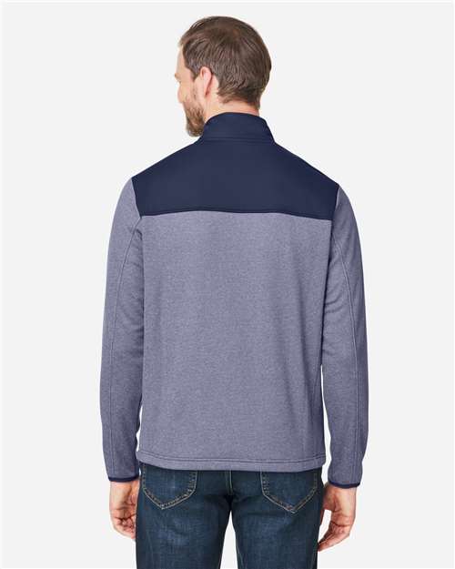 CORE365 Men's Venture Heathered Stripe Hybrid Jacket CE74