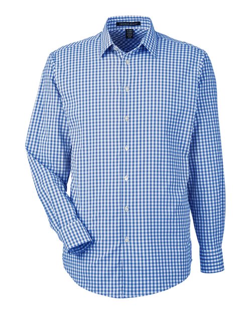 Devon & Jones Men's CrownLux Performance® Gingham Dress Shirt DG536