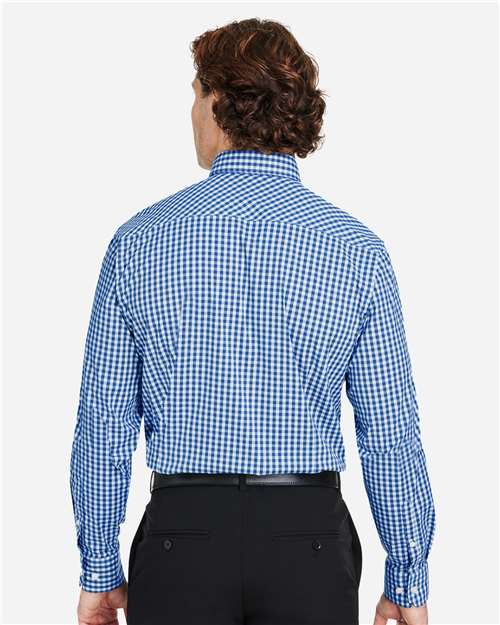 Devon & Jones Men's CrownLux Performance® Gingham Dress Shirt DG536