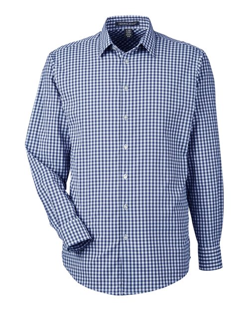 Devon & Jones Men's CrownLux Performance® Gingham Dress Shirt DG536