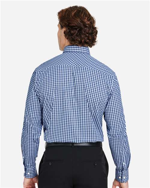 Devon & Jones Men's CrownLux Performance® Gingham Dress Shirt DG536
