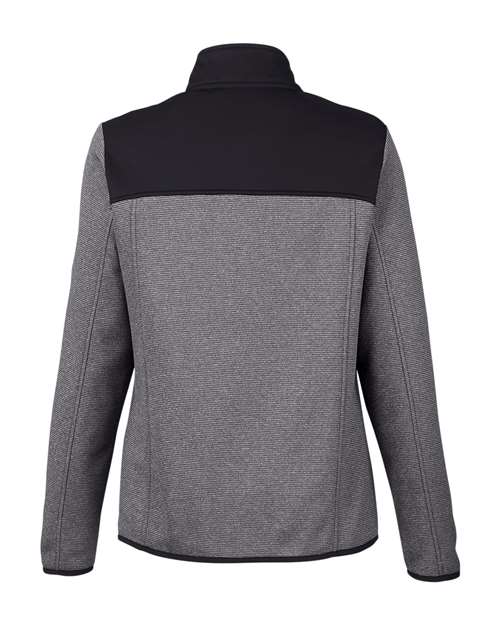 CORE365 Women's Venture Heathered Stripe Hybrid Jacket CE74W