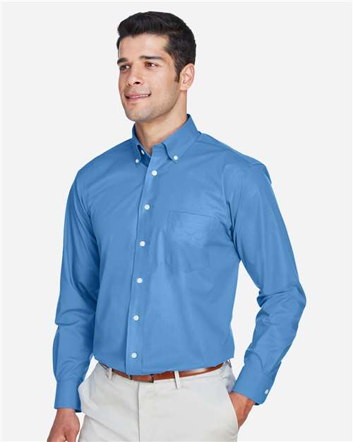 Devon & Jones Men's Tall Crown Collection® Broadcloth Woven Dress Shirt D620T