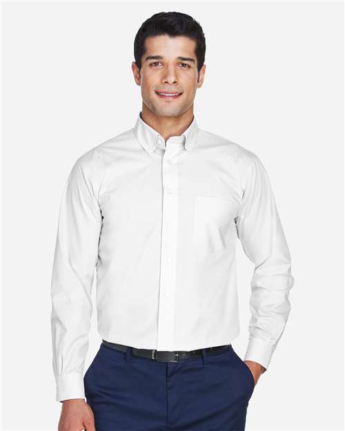 Devon & Jones Men's Tall Crown Collection® Broadcloth Woven Dress Shirt D620T