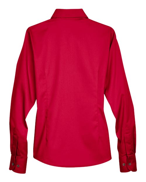 Harriton Women's Easy Blend™ Twill Dress Shirt with Stain-Release M500W