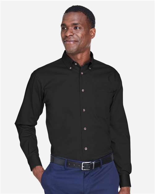 Harriton Men's Easy Blend™ Twill Shirt M500