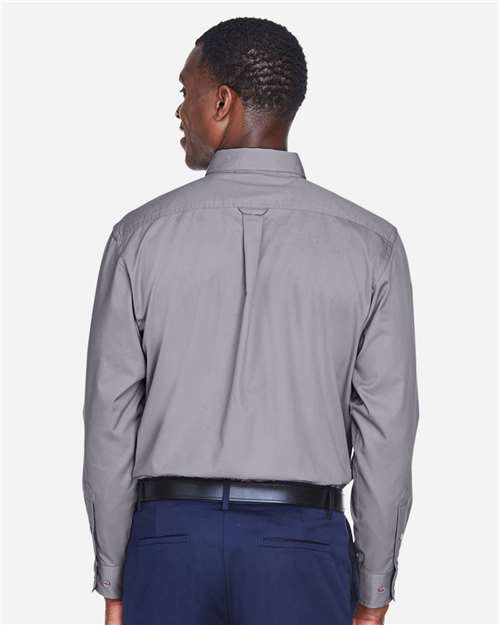 Harriton Men's Easy Blend™ Twill Shirt M500