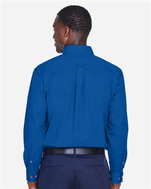 Harriton Men's Easy Blend™ Twill Shirt M500
