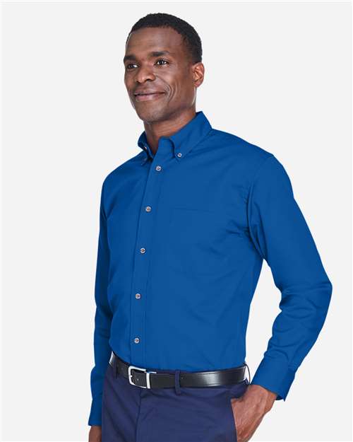 Harriton Men's Easy Blend™ Twill Shirt M500