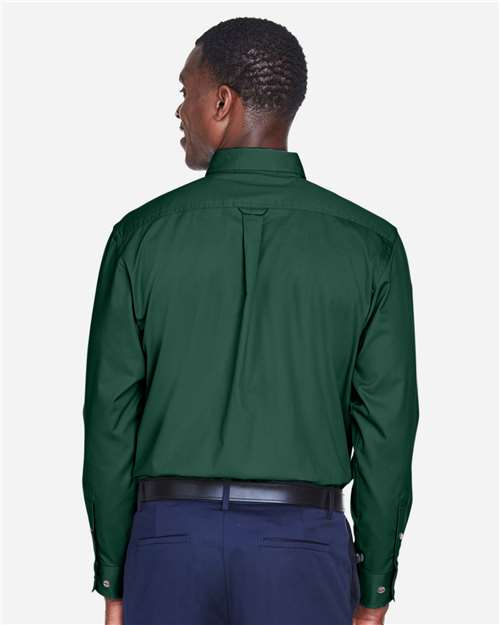 Harriton Men's Easy Blend™ Twill Shirt M500