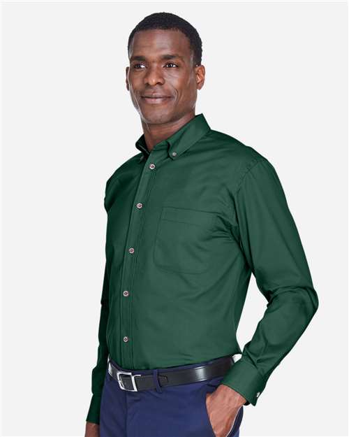 Harriton Men's Easy Blend™ Twill Shirt M500