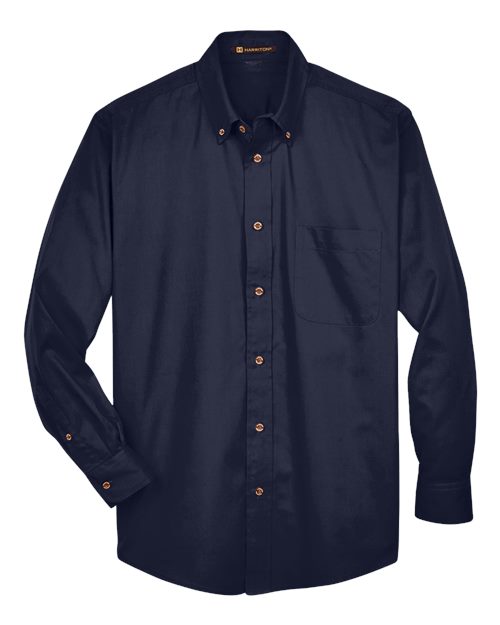 Harriton Men's Easy Blend™ Twill Shirt M500