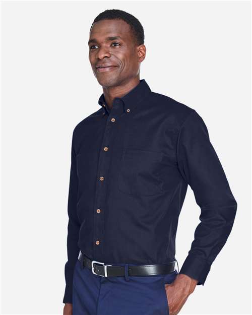 Harriton Men's Easy Blend™ Twill Shirt M500