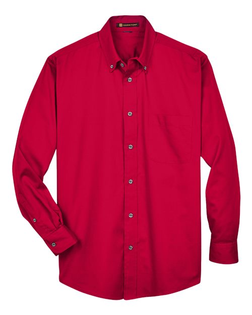 Harriton Men's Easy Blend™ Twill Shirt M500