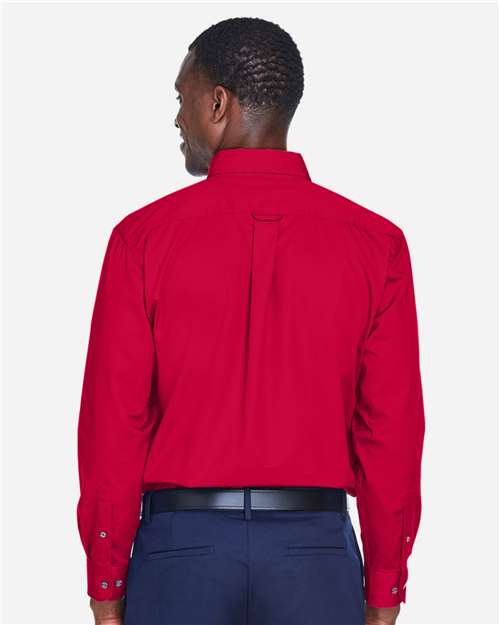 Harriton Men's Easy Blend™ Twill Shirt M500