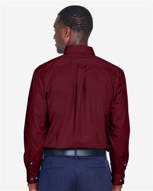 Harriton Men's Easy Blend™ Twill Shirt M500