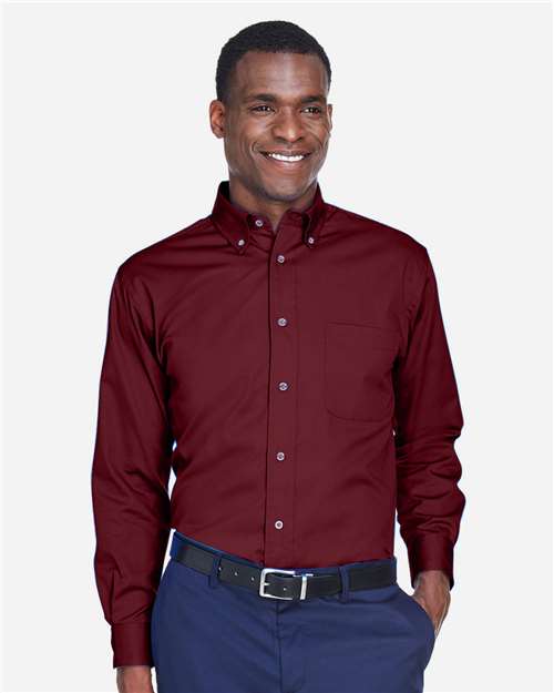 Harriton Men's Easy Blend™ Twill Shirt M500