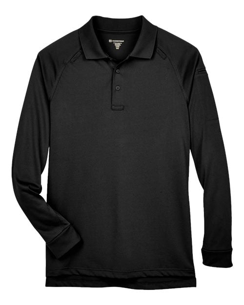 Harriton Men's Advantage Long Sleeve Tactical Polo M211L