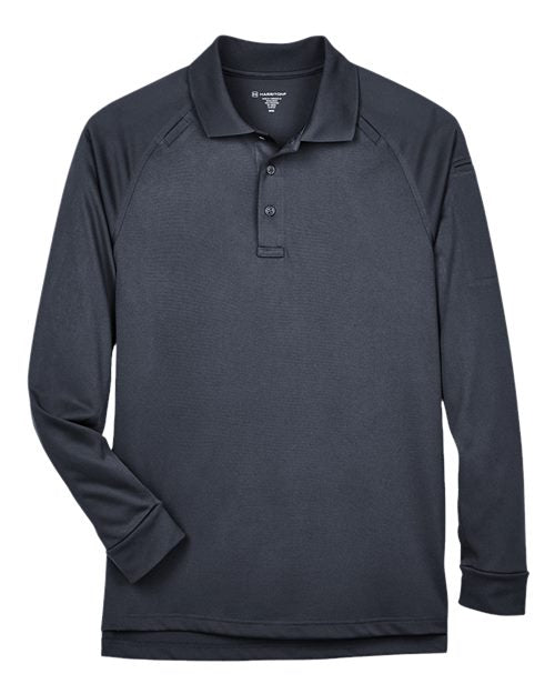 Harriton Men's Advantage Long Sleeve Tactical Polo M211L
