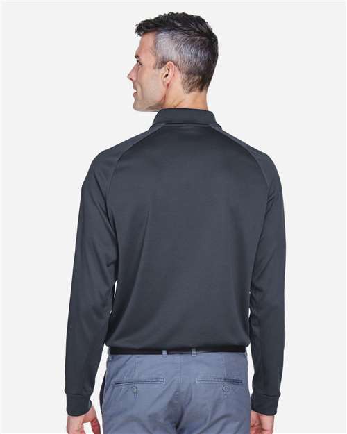 Harriton Men's Advantage Long Sleeve Tactical Polo M211L