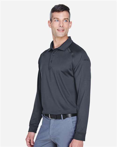 Harriton Men's Advantage Long Sleeve Tactical Polo M211L
