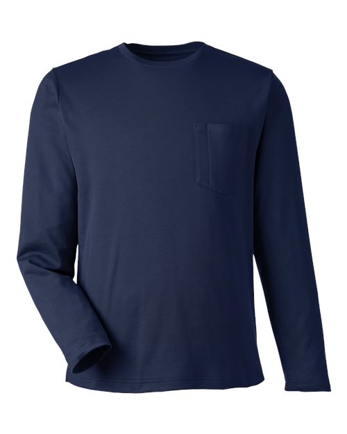 Harriton Unisex Charge Snag and Soil Protect Long Sleeve T-Shirt M118L