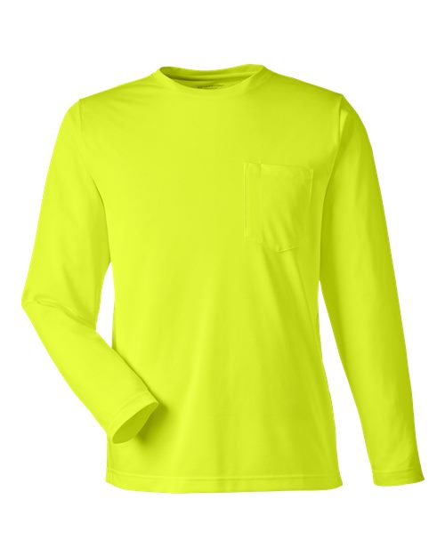 Harriton Unisex Charge Snag and Soil Protect Long Sleeve T-Shirt M118L