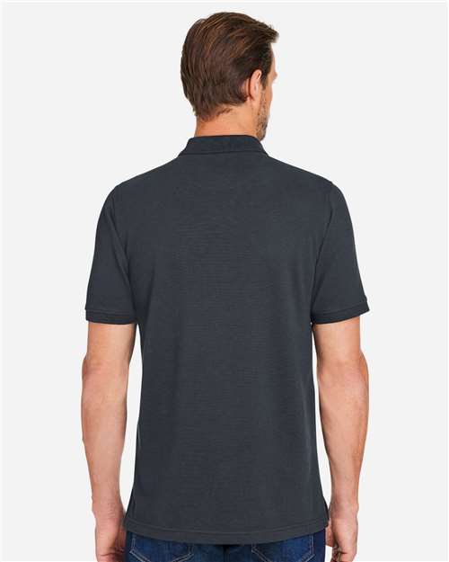 Harriton Men's Valiant Cotton Snag Protect Polo M205