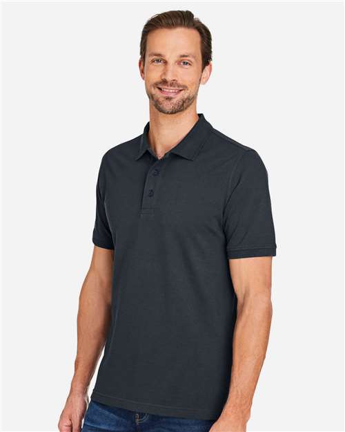 Harriton Men's Valiant Cotton Snag Protect Polo M205