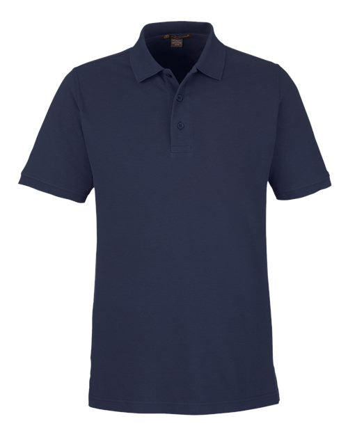 Harriton Men's Valiant Cotton Snag Protect Polo M205