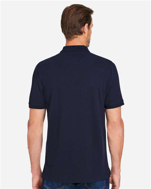 Harriton Men's Valiant Cotton Snag Protect Polo M205