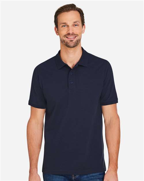 Harriton Men's Valiant Cotton Snag Protect Polo M205