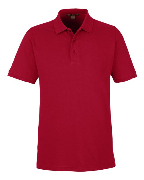 Harriton Men's Valiant Cotton Snag Protect Polo M205