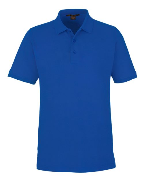 Harriton Men's Valiant Cotton Snag Protect Polo M205