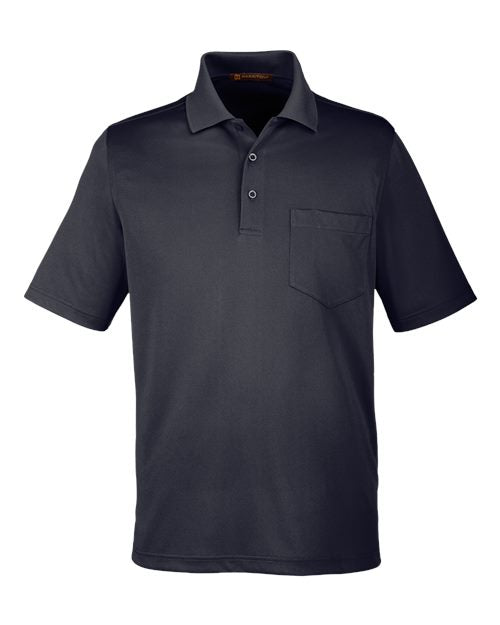 Harriton Men's Advantage Snag Protection Plus IL Pocket Polo M348P