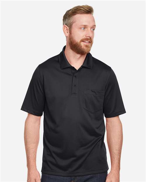 Harriton Men's Advantage Snag Protection Plus IL Pocket Polo M348P