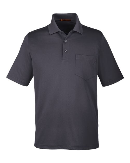 Harriton Men's Advantage Snag Protection Plus IL Pocket Polo M348P