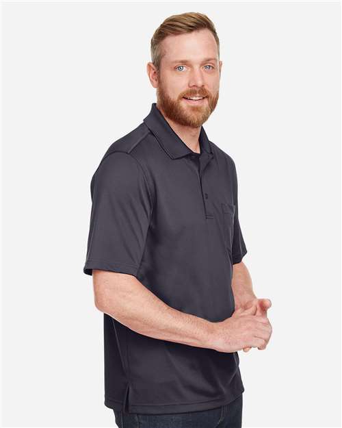Harriton Men's Advantage Snag Protection Plus IL Pocket Polo M348P