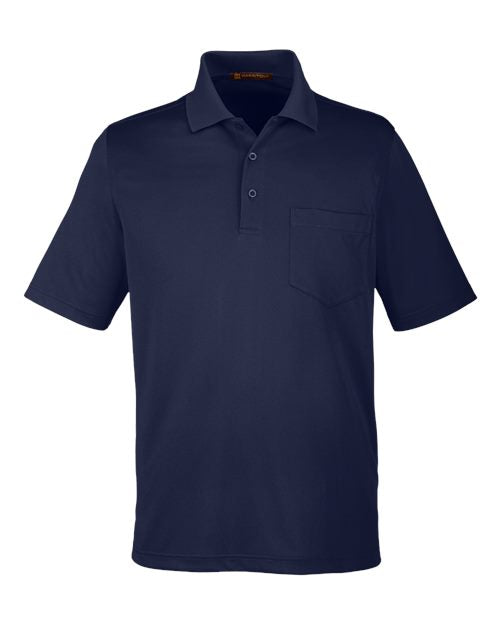 Harriton Men's Advantage Snag Protection Plus IL Pocket Polo M348P