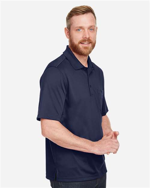 Harriton Men's Advantage Snag Protection Plus IL Pocket Polo M348P